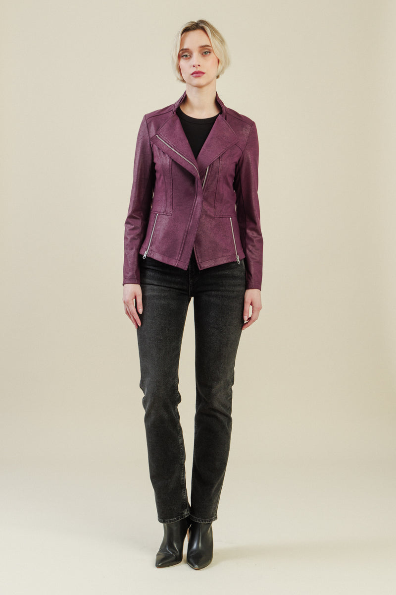 Monarch Signature Jacket | Plum