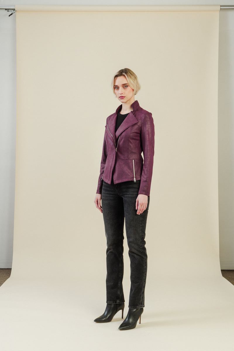 Monarch Signature Jacket | Plum