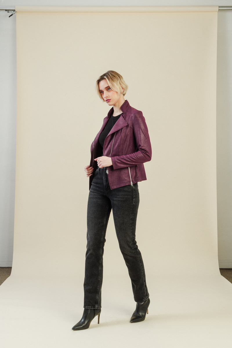 Monarch Signature Jacket | Plum