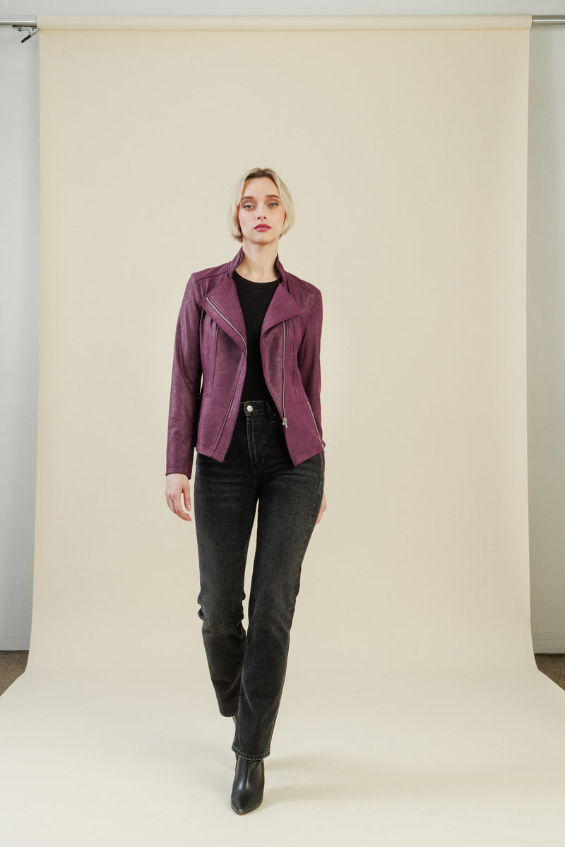 Monarch Signature Jacket | Plum