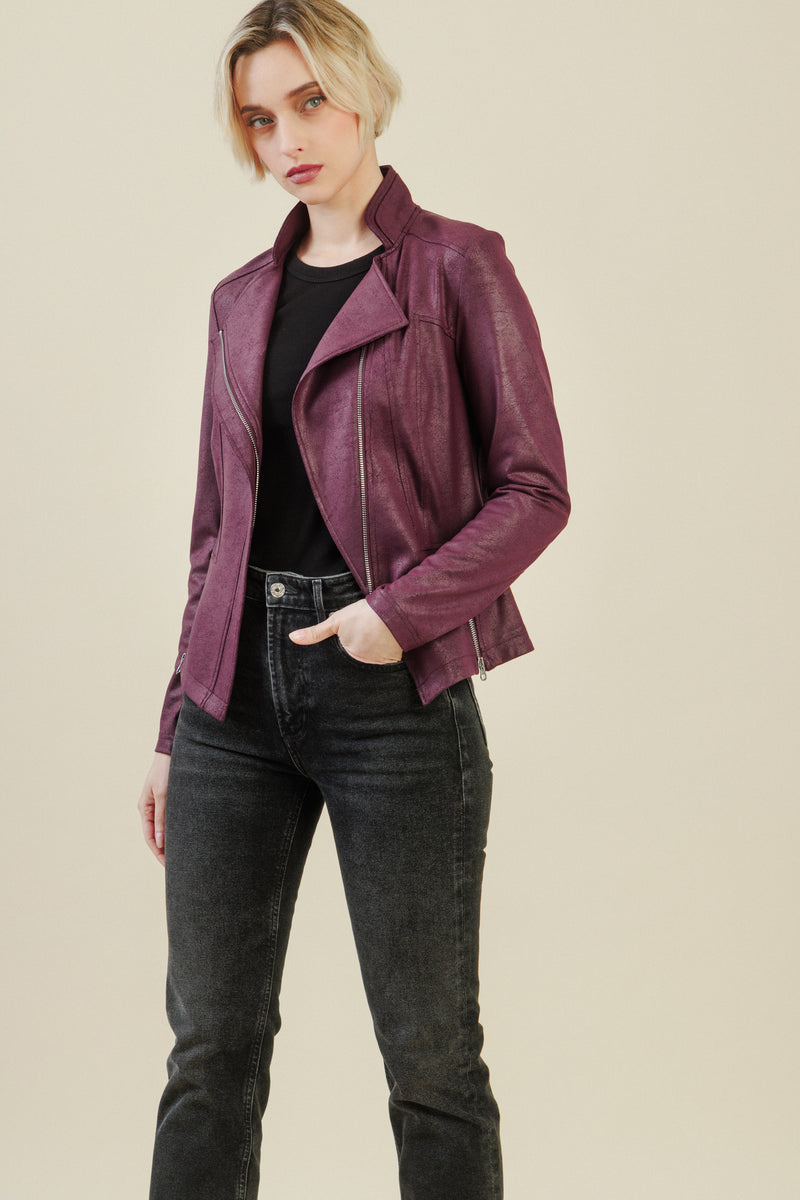 Monarch Signature Jacket | Plum