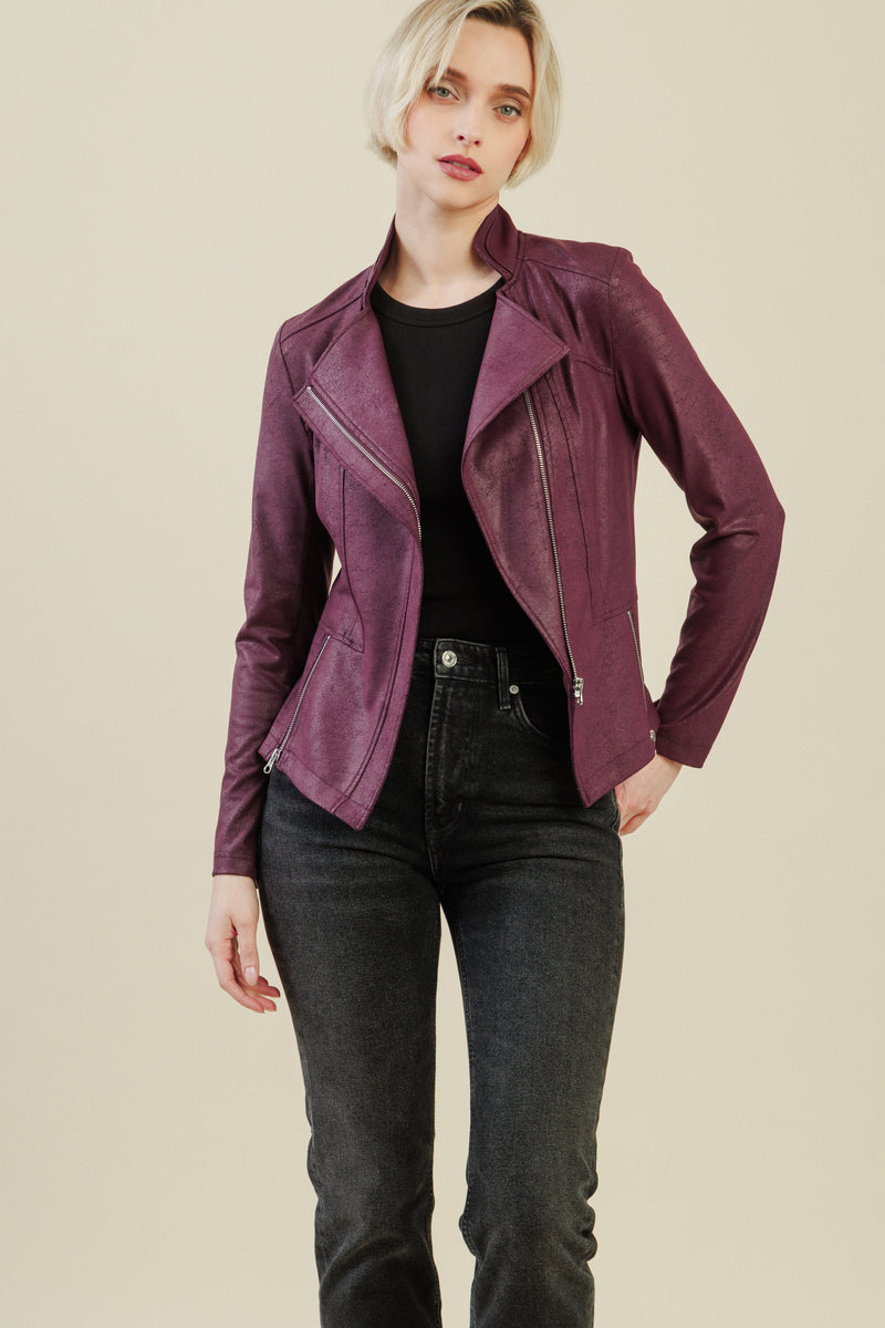 Monarch Signature Jacket | Plum