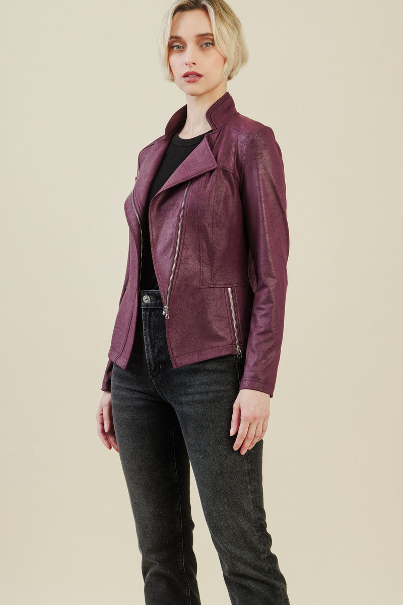 Monarch Signature Jacket | Plum