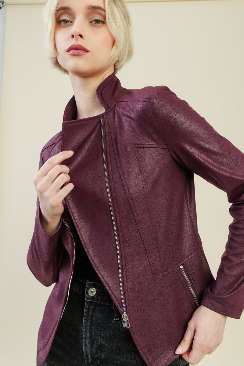 Monarch Signature Jacket | Plum