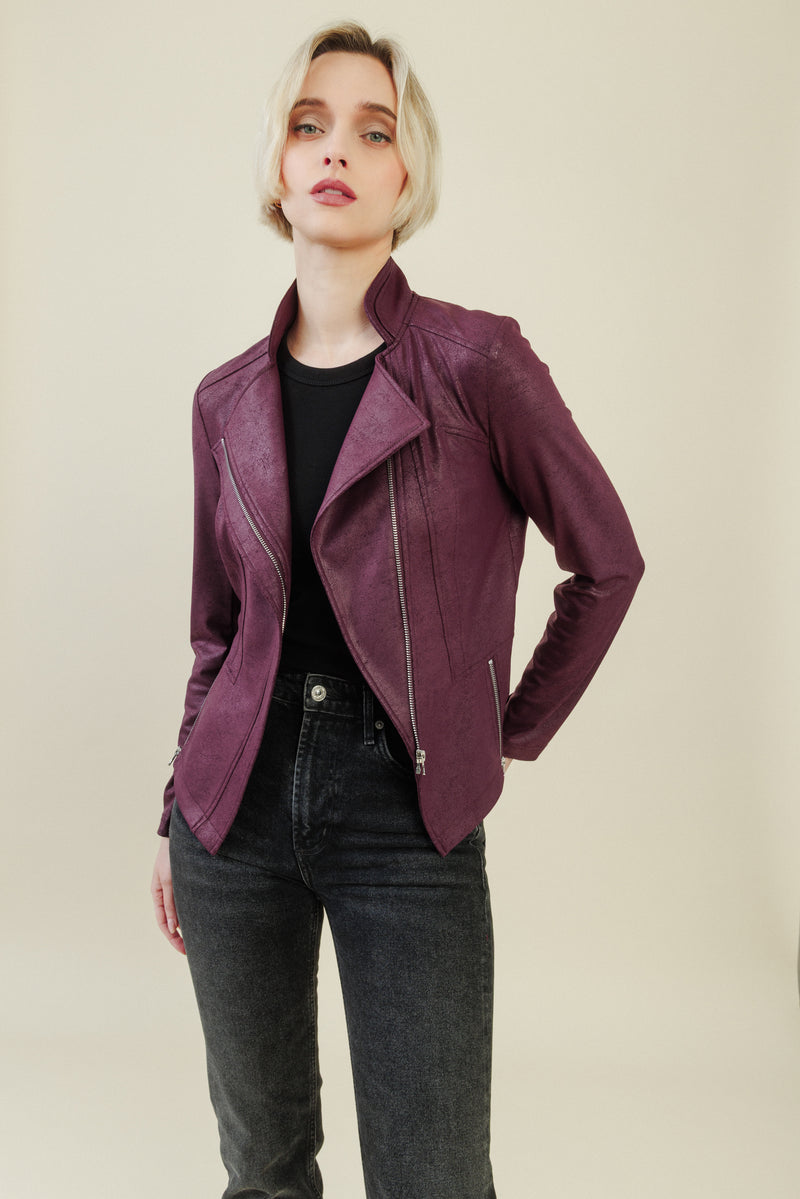 Monarch Signature Jacket | Plum