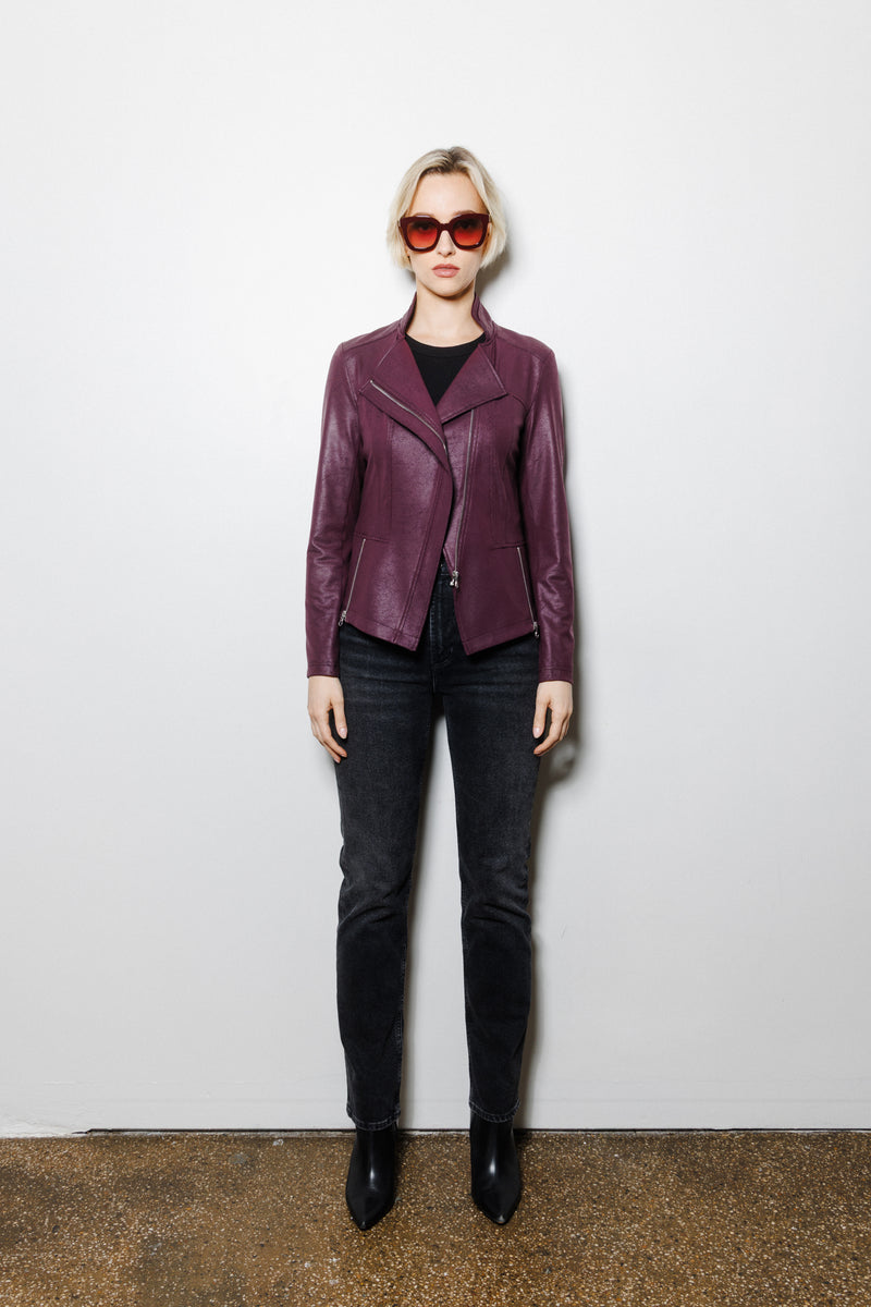 Monarch Signature Jacket | Plum
