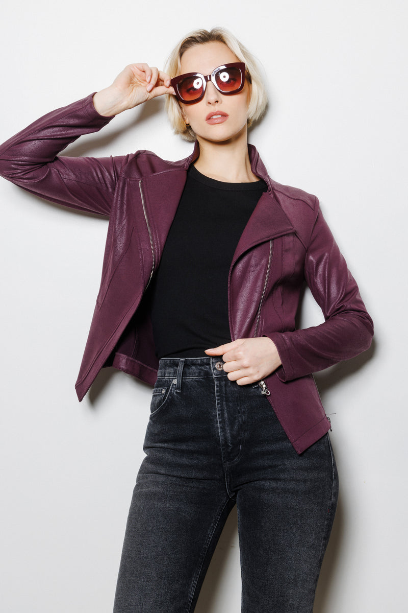 Monarch Signature Jacket | Plum