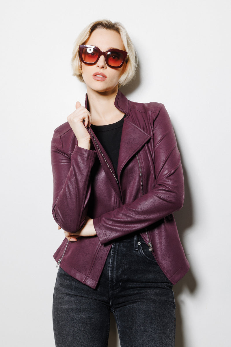 Monarch Signature Jacket | Plum