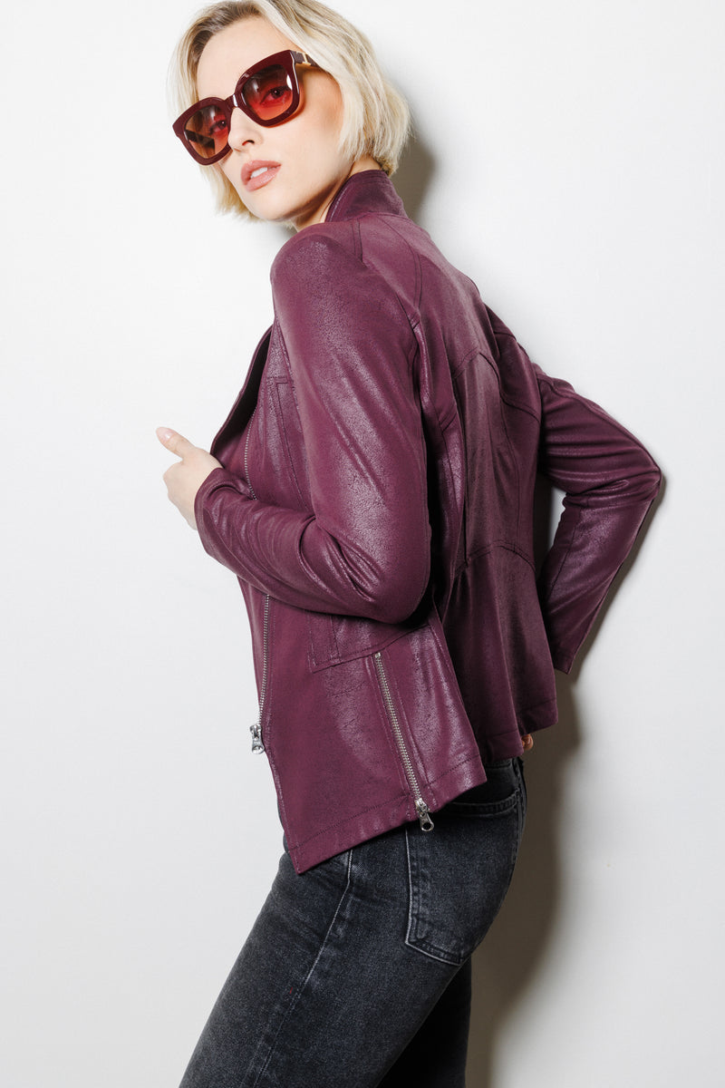 Monarch Signature Jacket | Plum