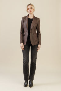 Rebel Tailored Blazer | Brown