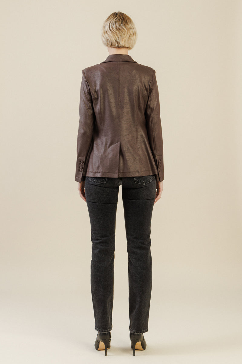 Rebel Tailored Blazer | Brown