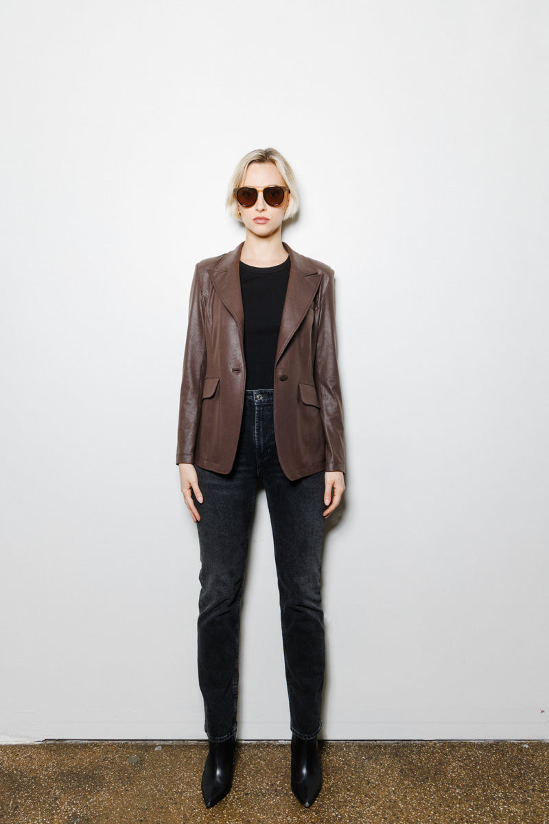Rebel Tailored Blazer | Brown