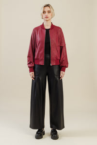 Colette Bomber Jacket | Merlot