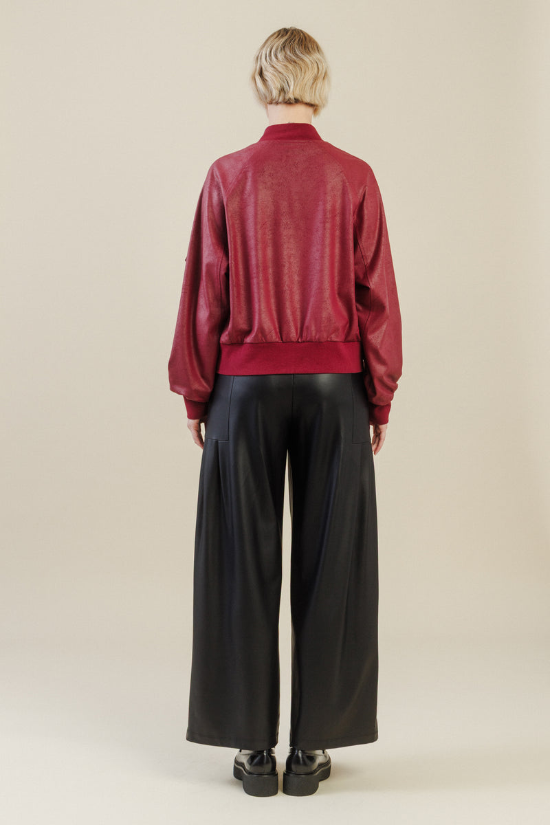 Colette Bomber Jacket | Merlot