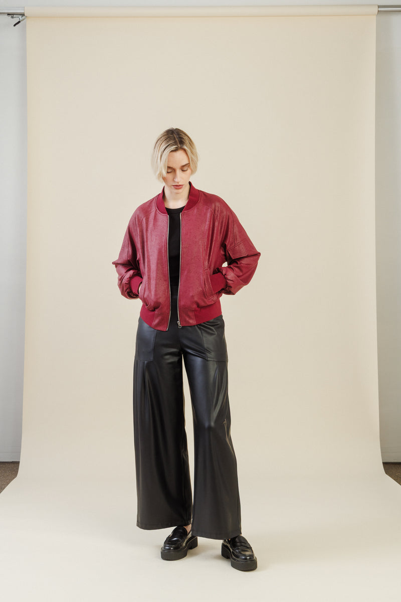 Colette Bomber Jacket | Merlot