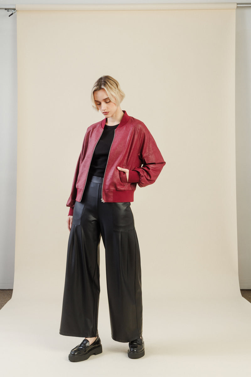 Colette Bomber Jacket | Merlot