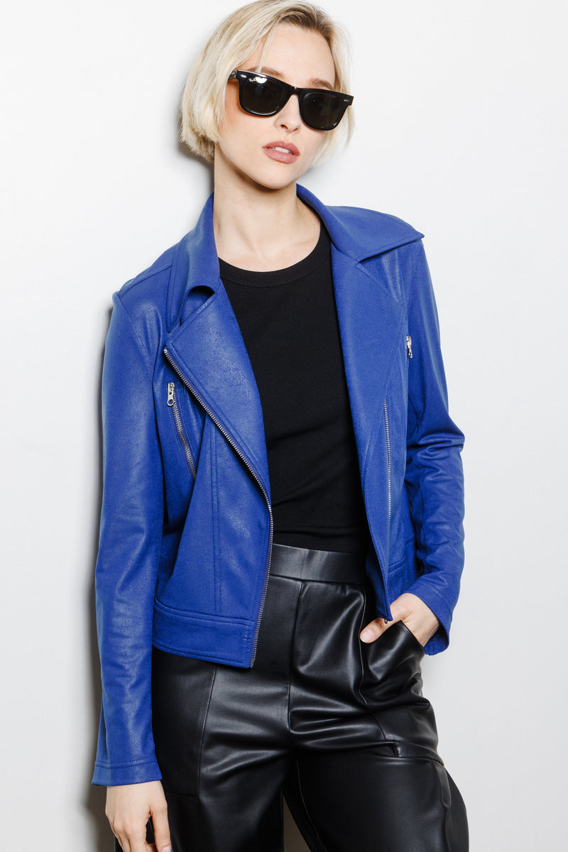 Renegade Moto Jacket | Cobalt