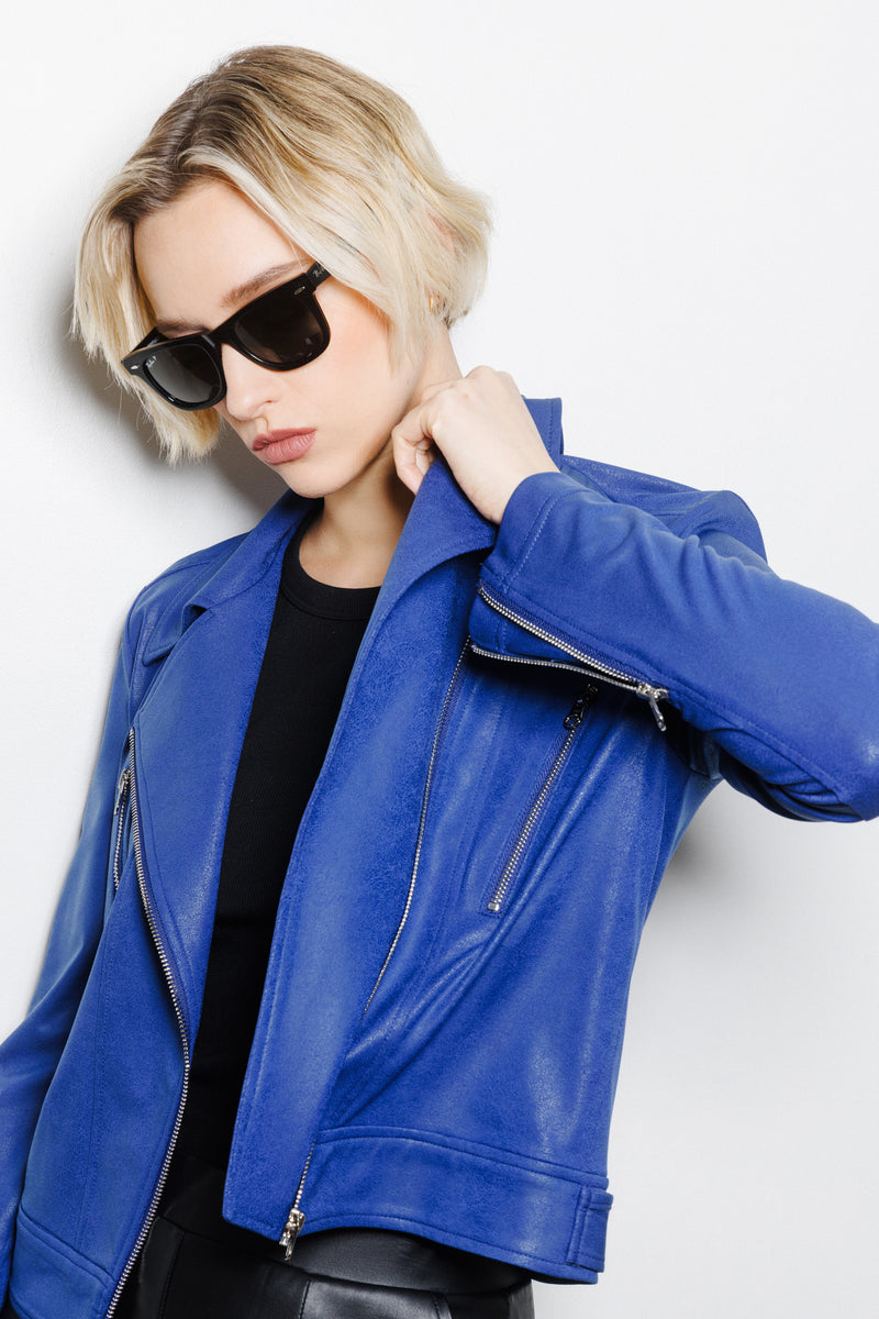 Renegade Moto Jacket | Cobalt