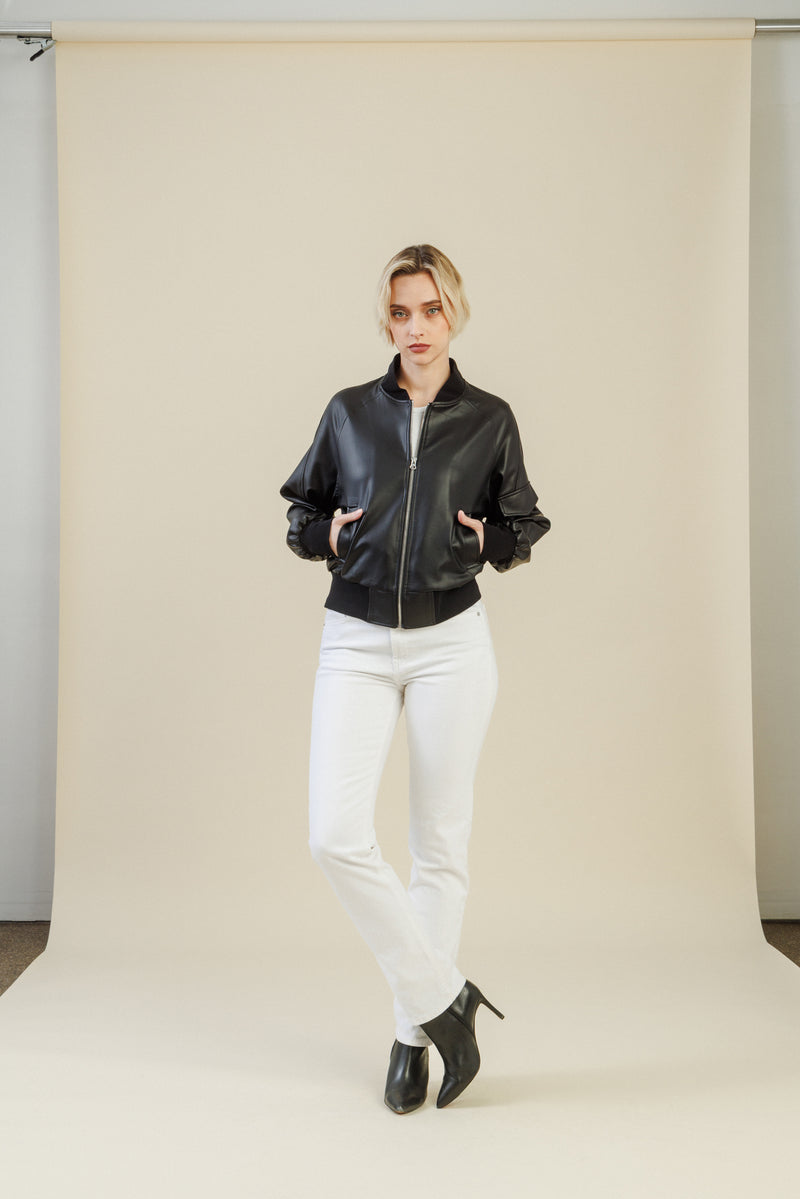 Colette Bomber Jacket | Black