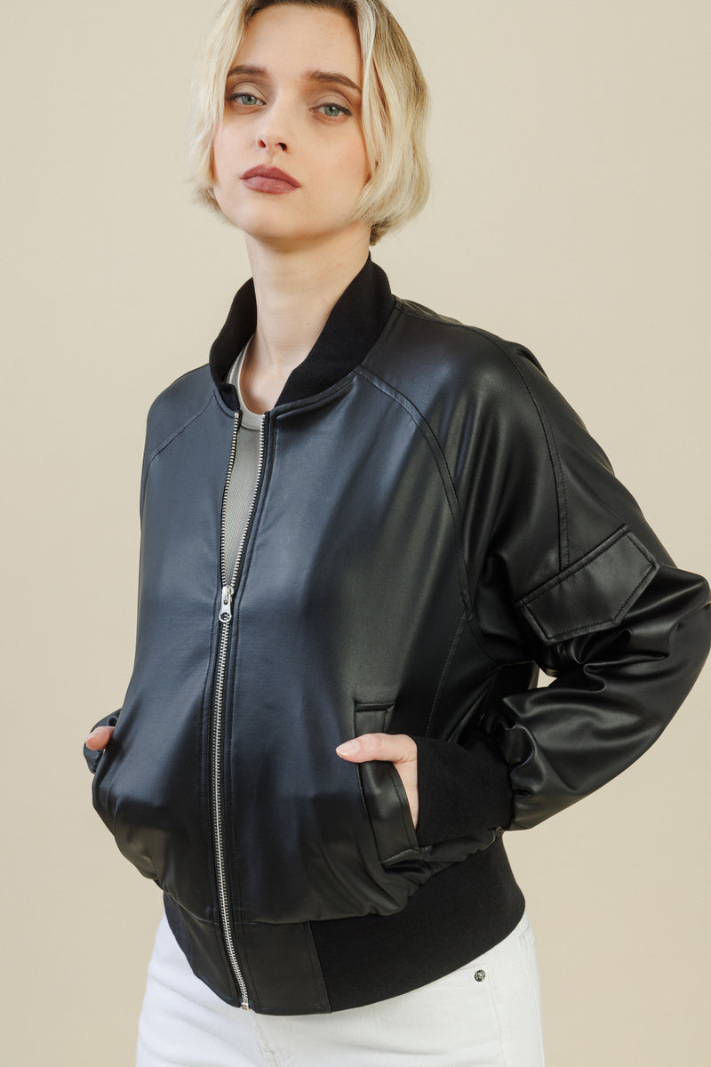Colette Bomber Jacket | Black