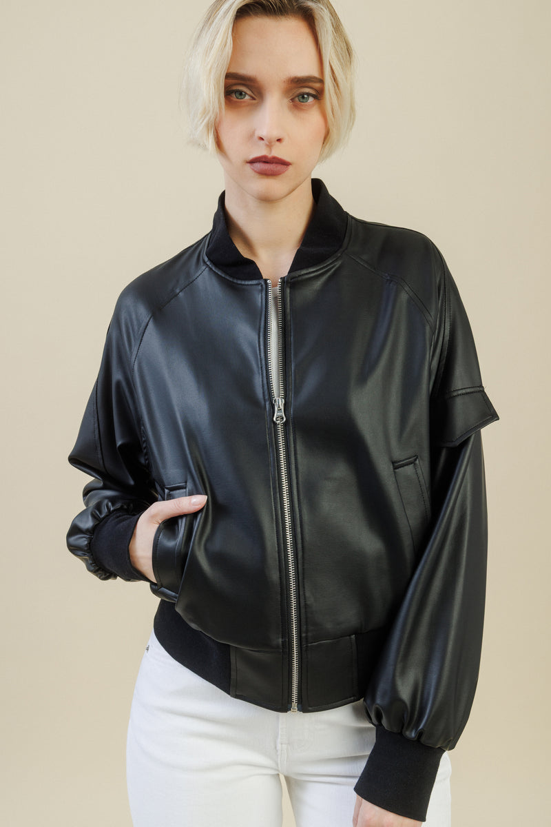 Colette Bomber Jacket | Black