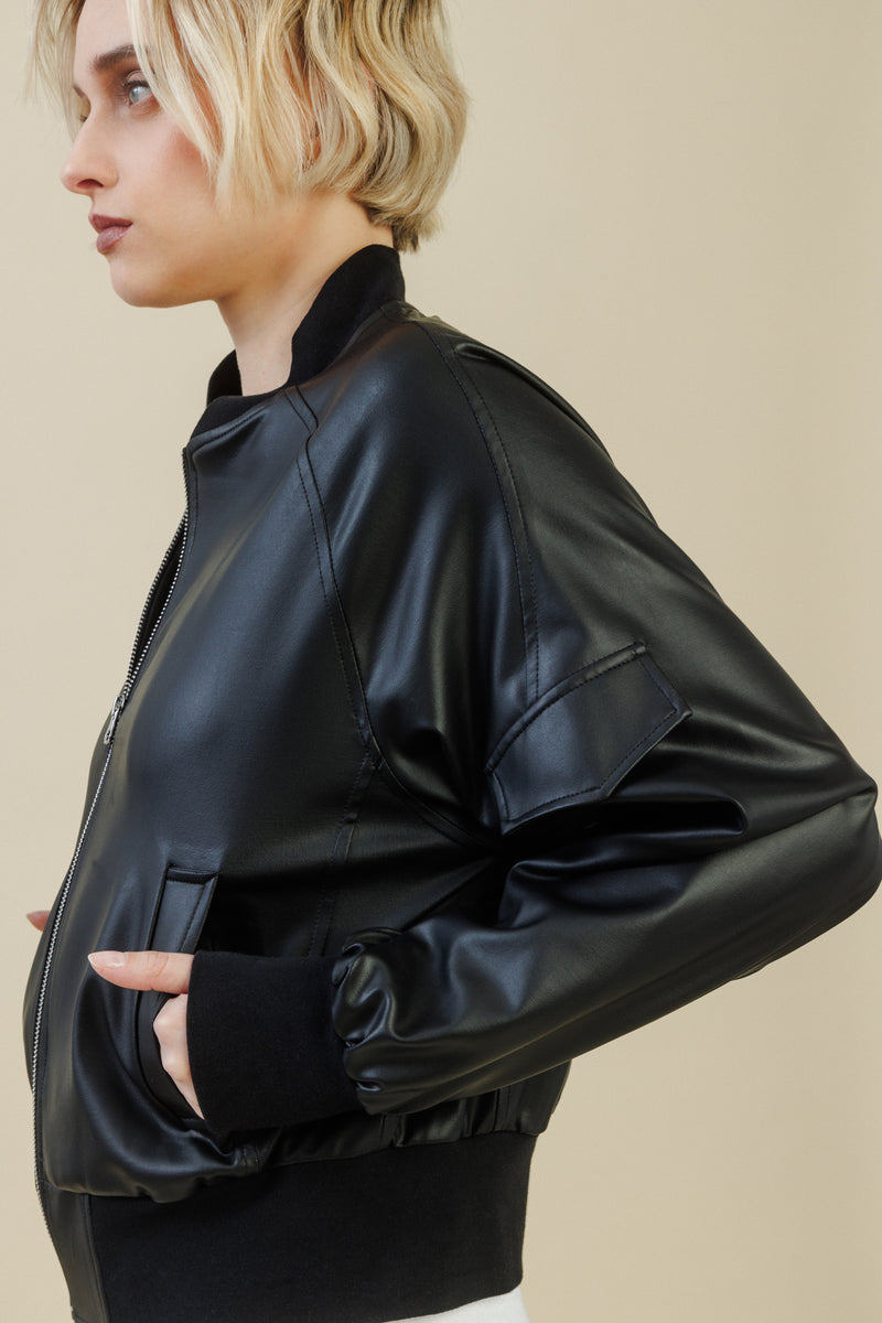 Colette Bomber Jacket | Black