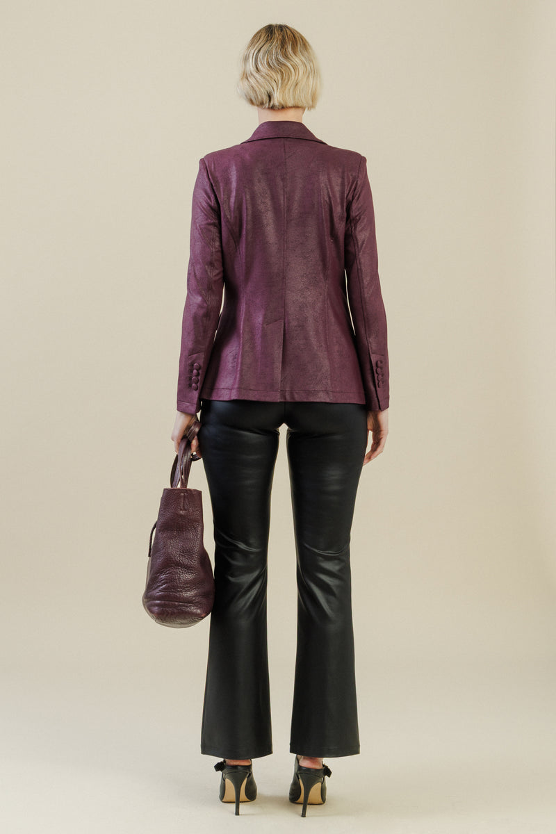 Rebel Tailored Blazer | Plum