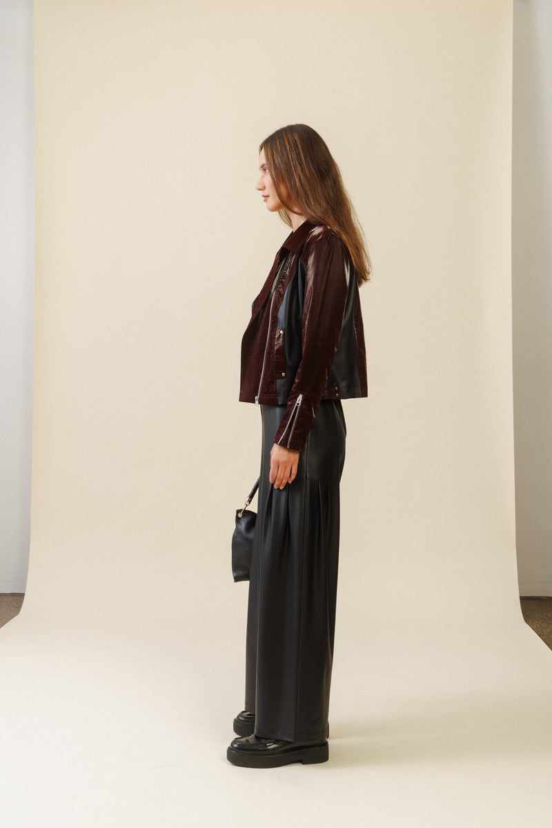 Celeste Vinyl Jacket | Mulberry