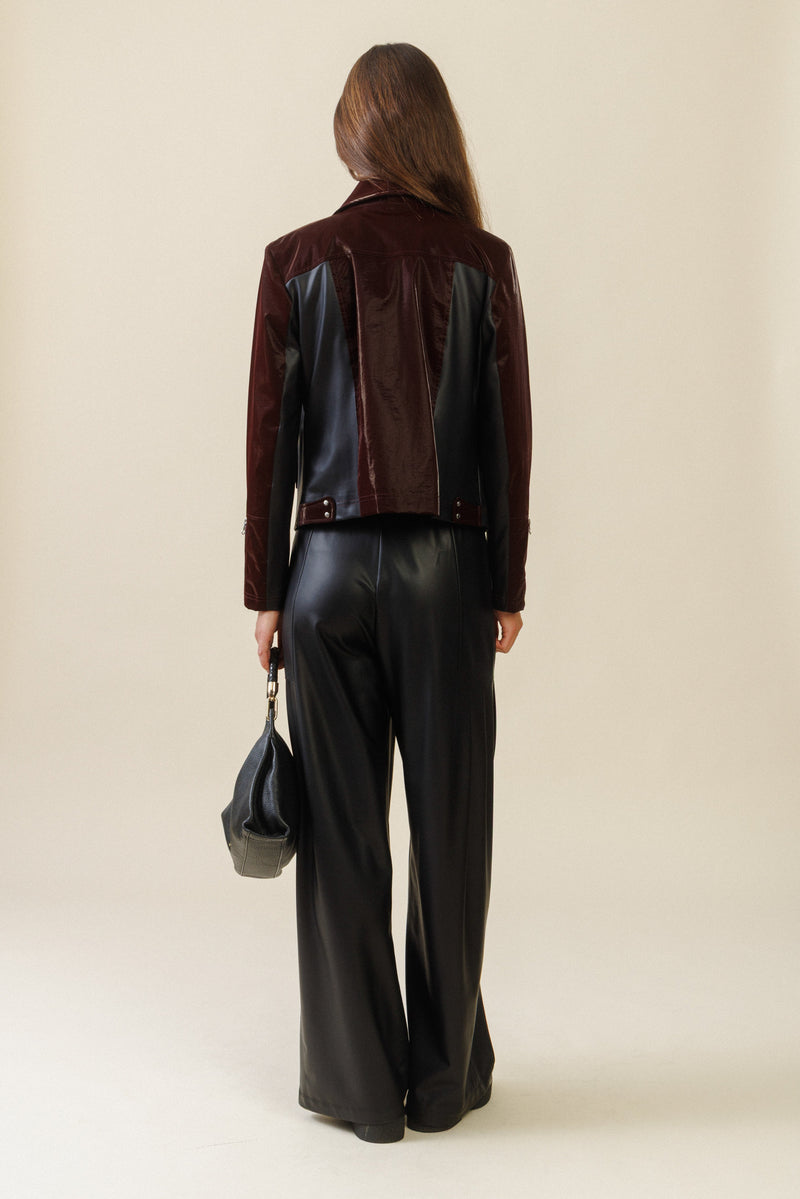 Celeste Vinyl Jacket | Mulberry