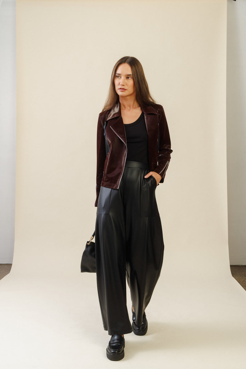 Celeste Vinyl Jacket | Mulberry
