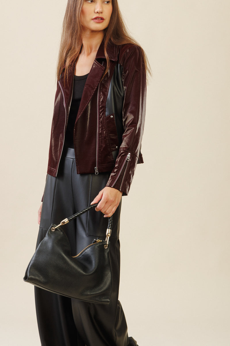 Celeste Vinyl Jacket | Mulberry