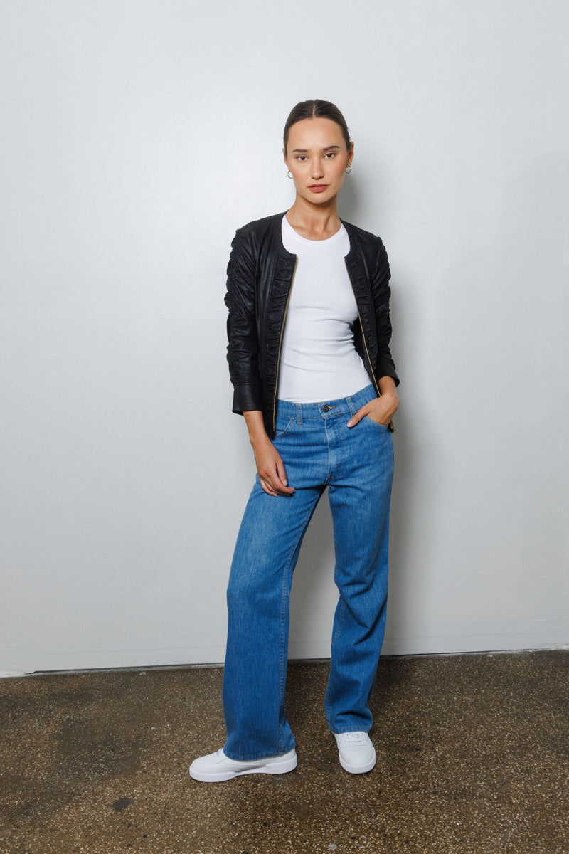 Ciel Ruched Jacket | Black