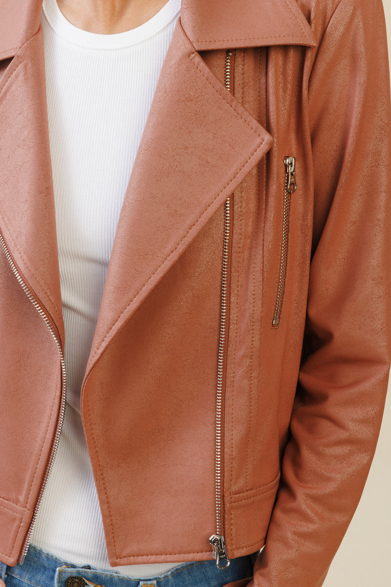 Renegade Moto Jacket | Tan