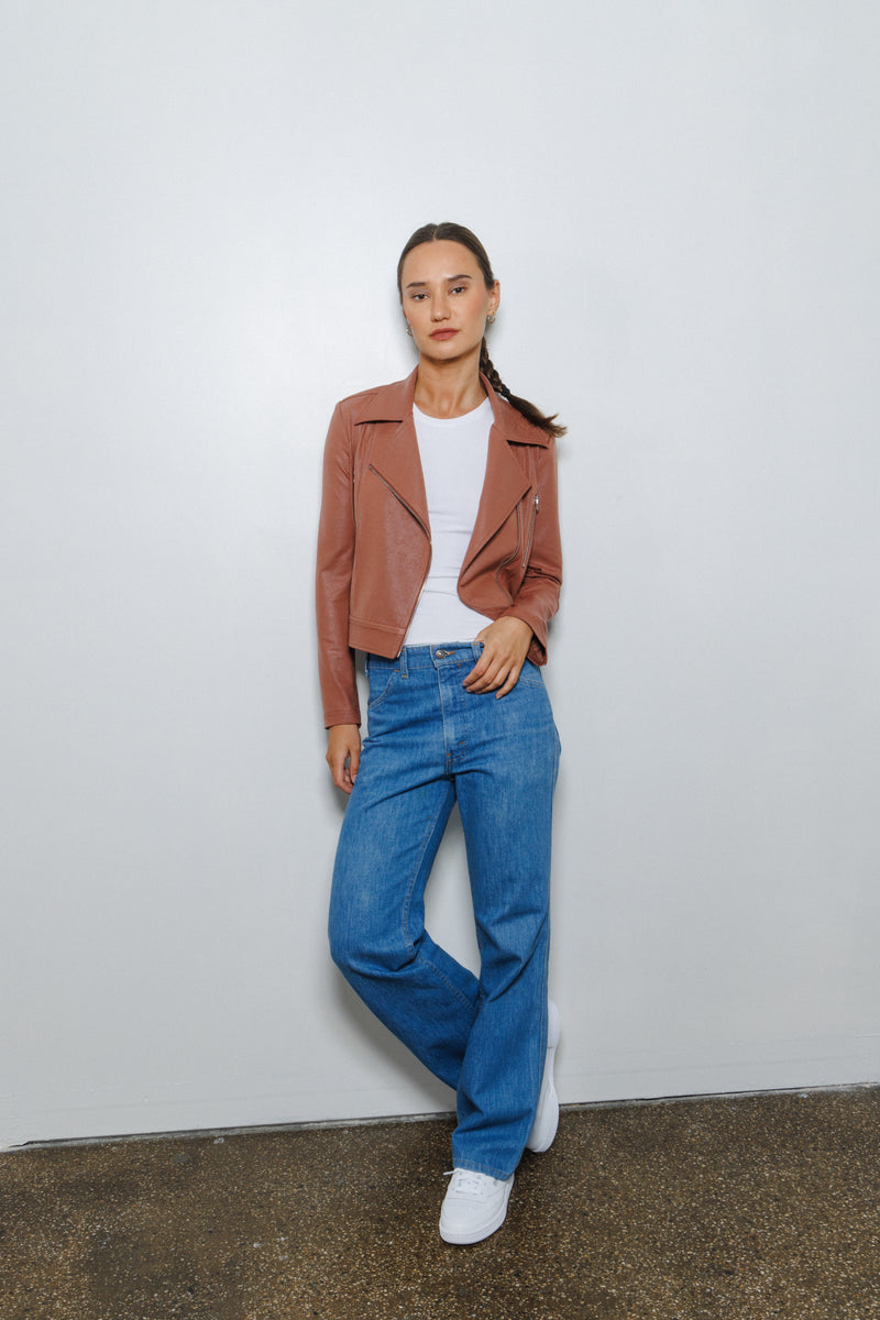 Renegade Moto Jacket | Tan