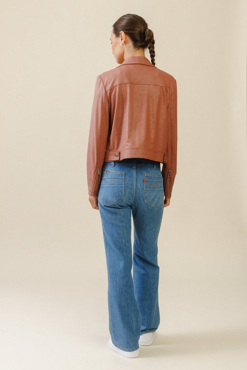 Renegade Moto Jacket | Tan