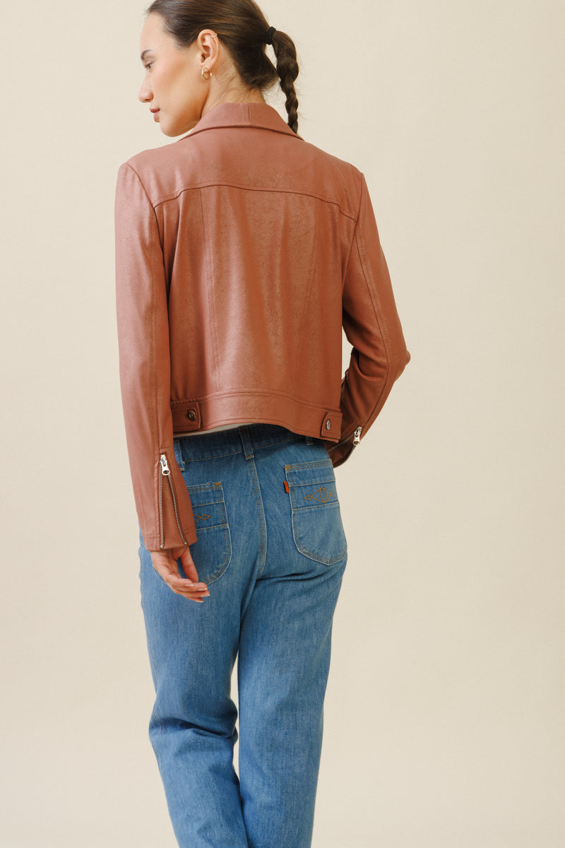 Renegade Moto Jacket | Tan