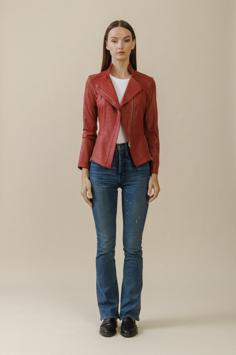 Monarch Signature Jacket | Ruby