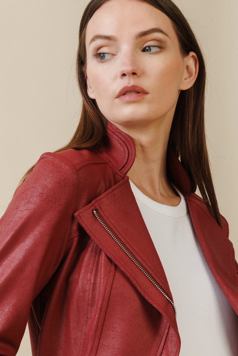 Monarch Signature Jacket | Ruby