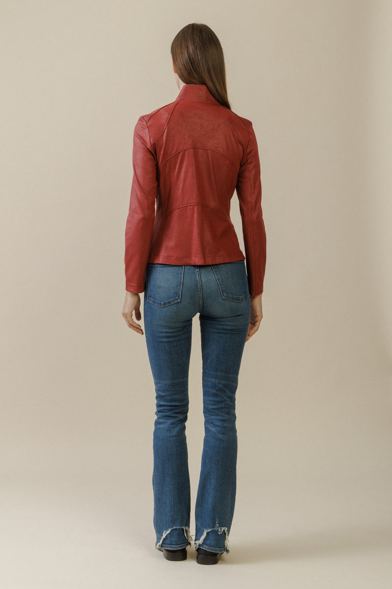 Monarch Signature Jacket | Ruby