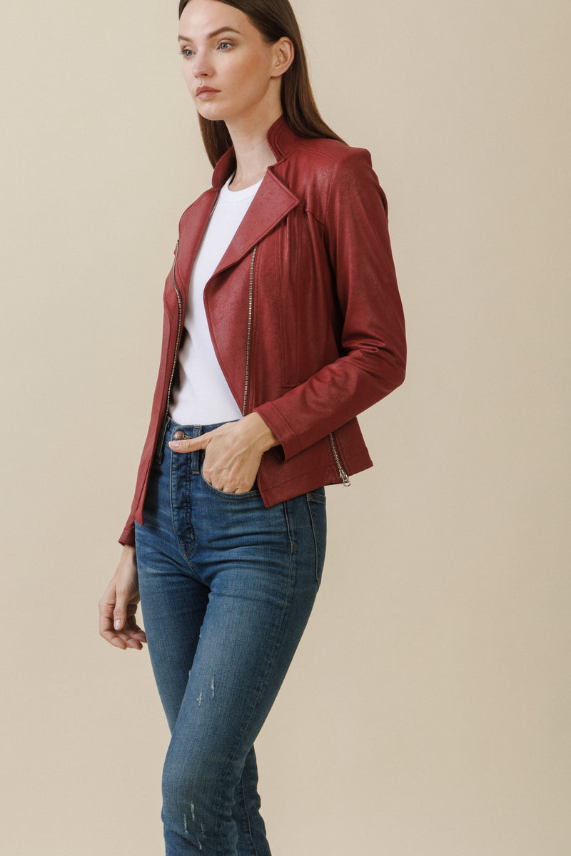 Monarch Signature Jacket | Ruby