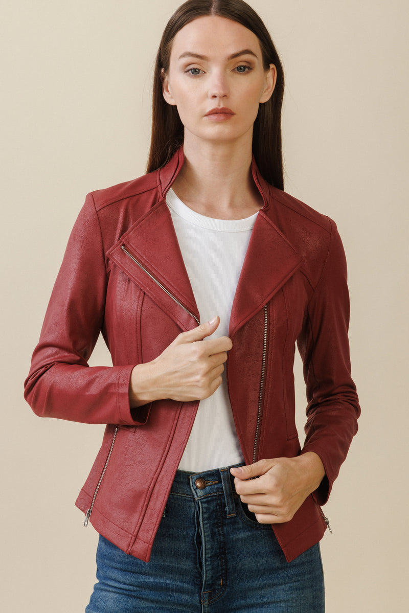 Monarch Signature Jacket | Ruby