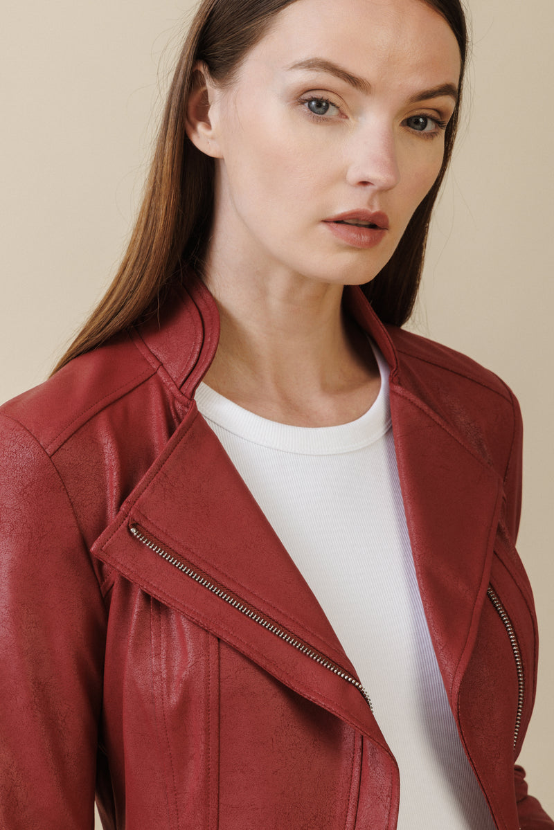 Monarch Signature Jacket | Ruby