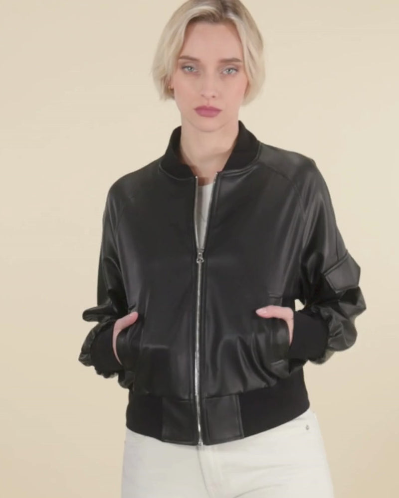 Colette Bomber Jacket | Black