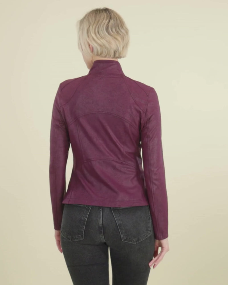 Monarch Signature Jacket | Plum