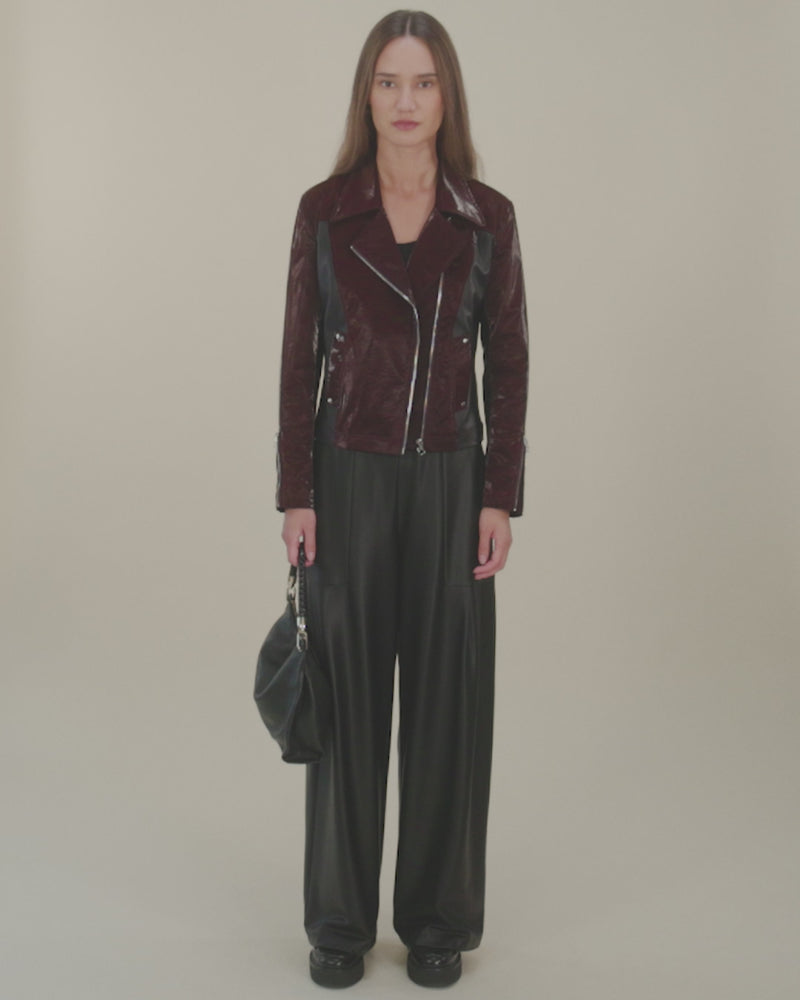 Celeste Vinyl Jacket | Mulberry