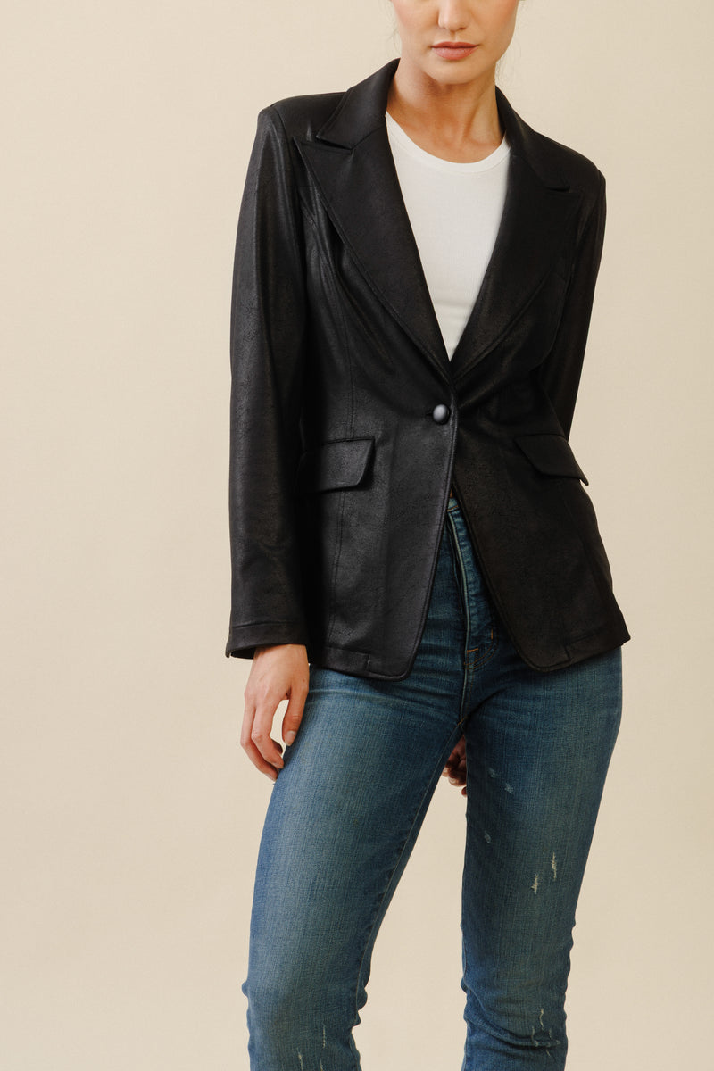 Rebel Tailored Blazer | Black