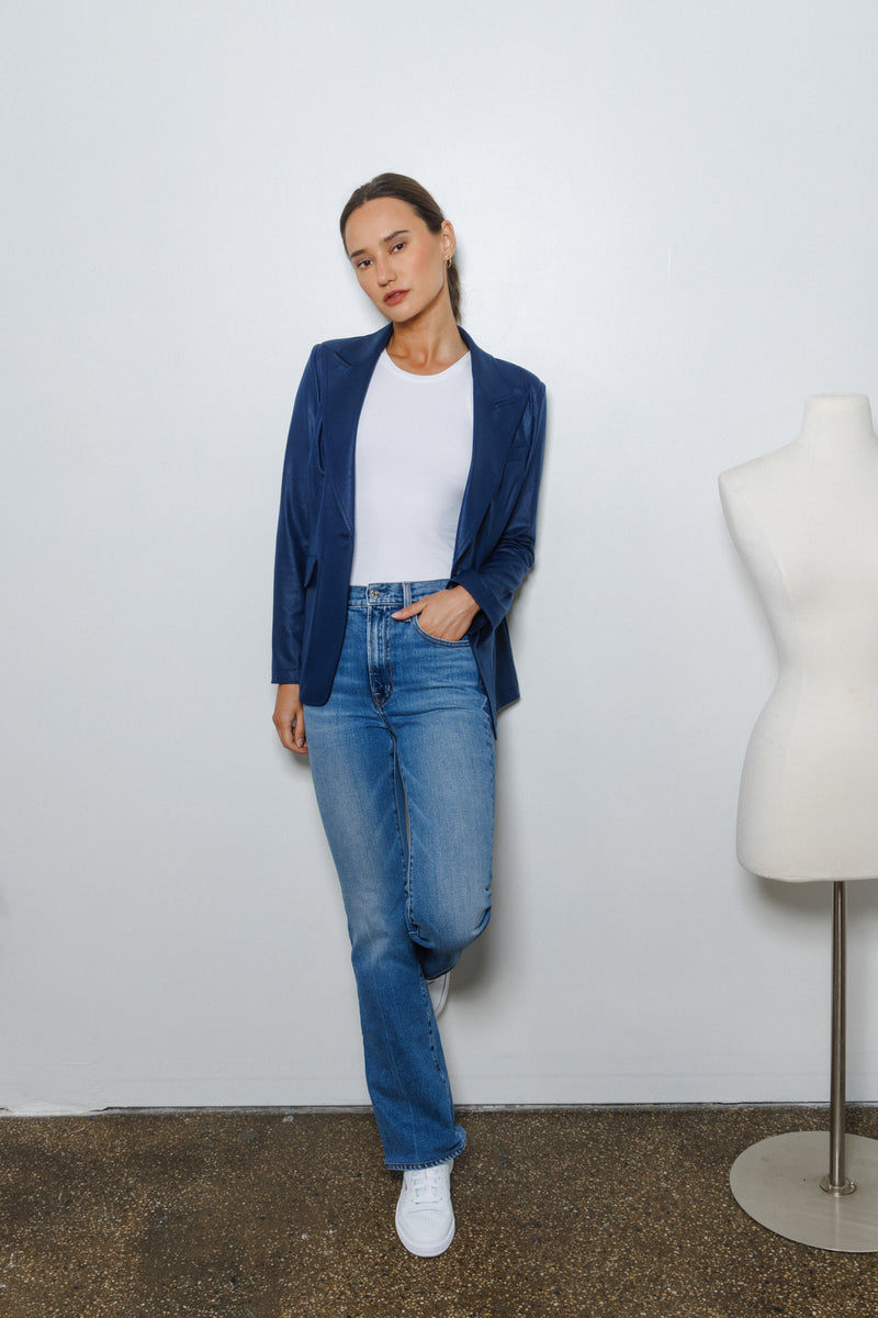 Rebel Tailored Blazer | Navy