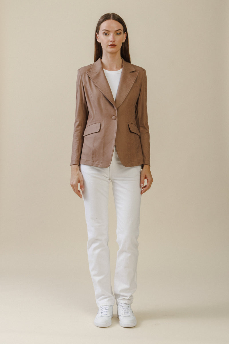 Rebel Tailored Blazer | Taupe