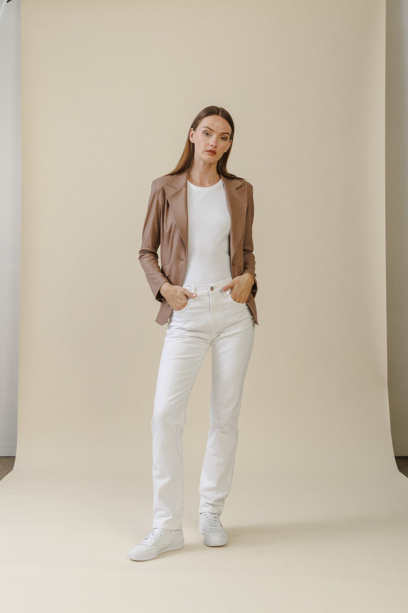 Rebel Tailored Blazer | Taupe