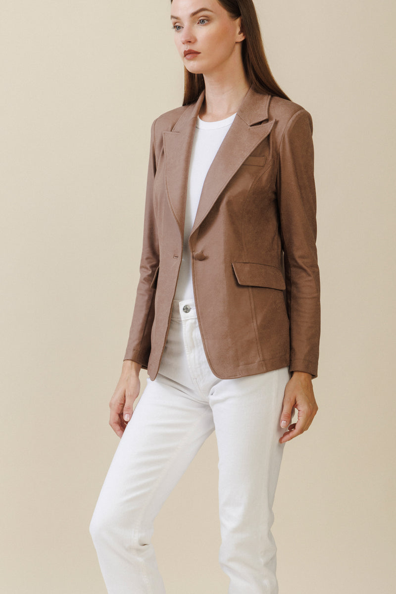 Rebel Tailored Blazer | Taupe